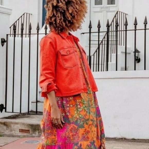 Anthropologie Marilee Trucker Jacket - Picture 3 of 12